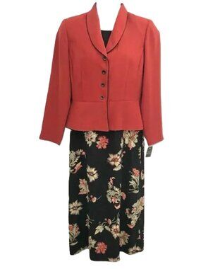 Vintage Studio I Jacket Dress Suit Set Size 12-14